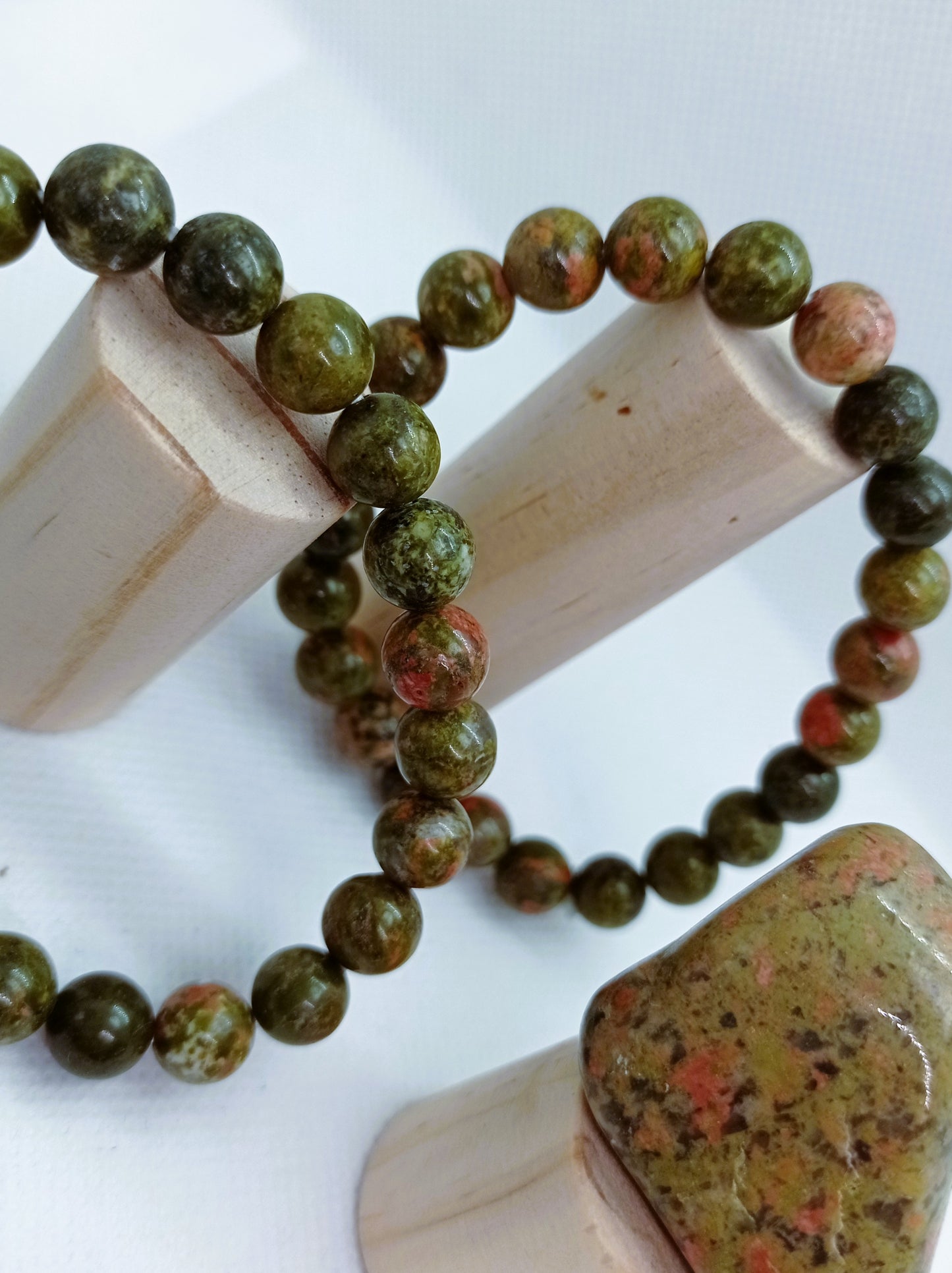 Unakite Natural Stone Bracelet