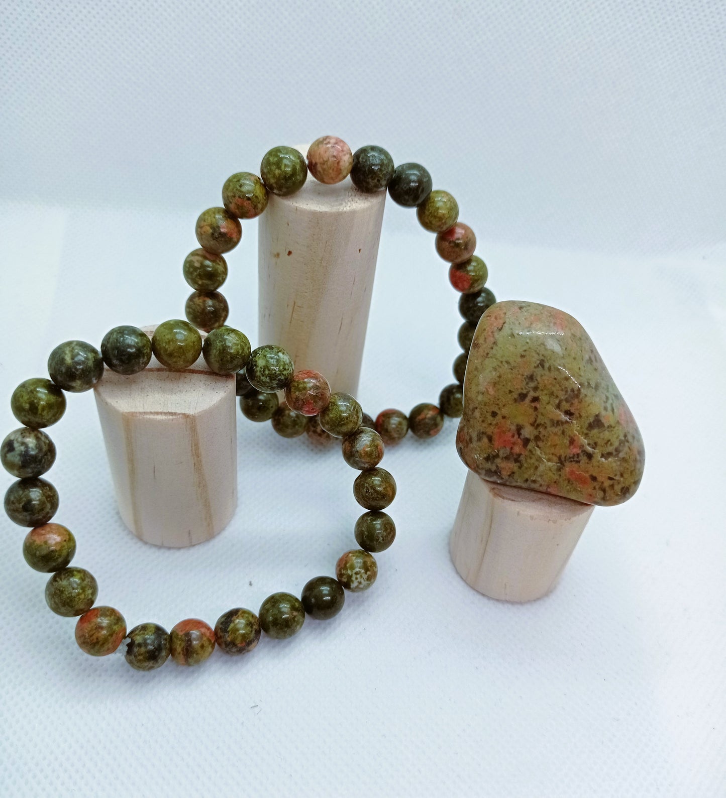 Unakite Natural Stone Bracelet