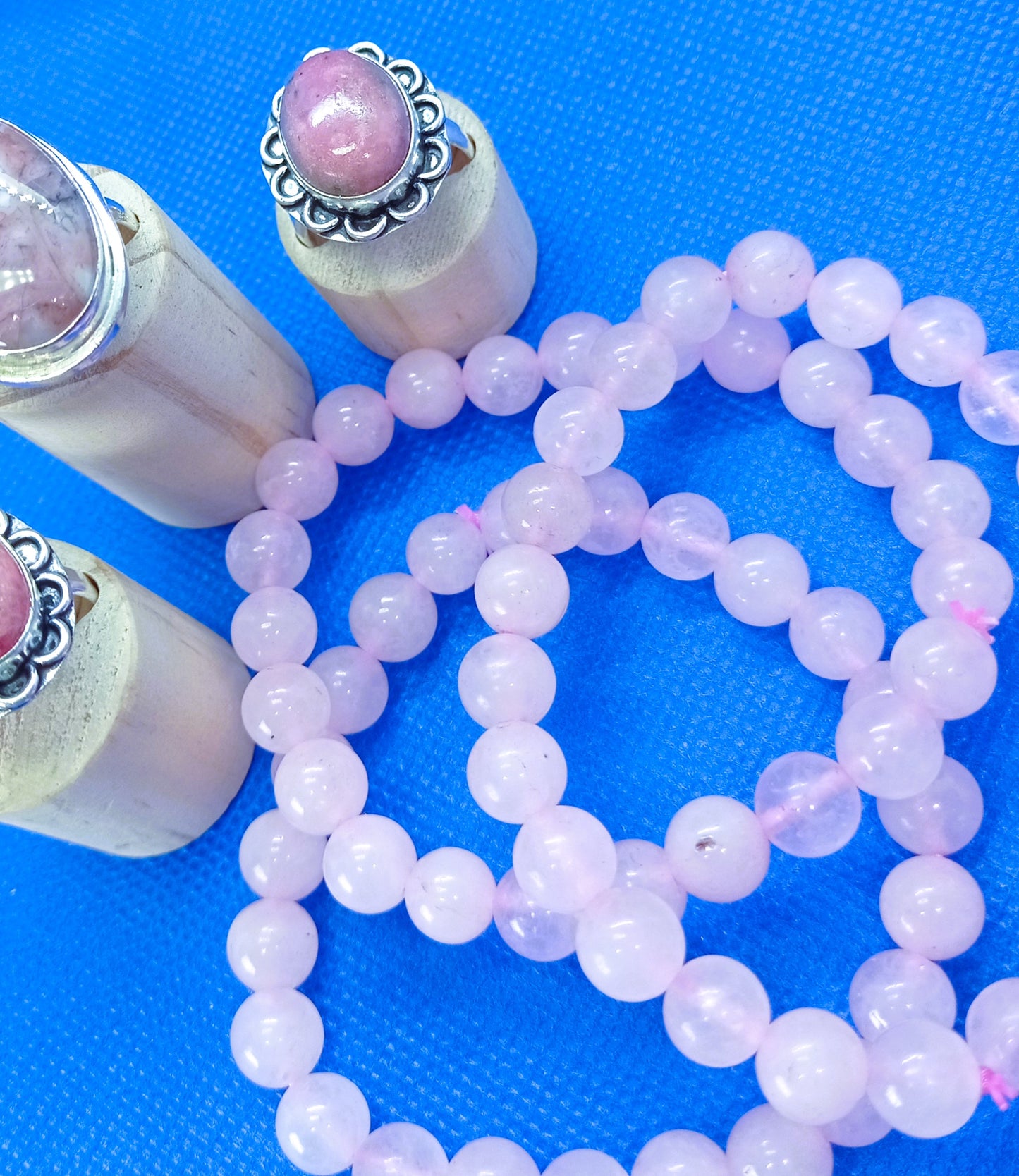 Rose Quartz Natural Stone Bracelet