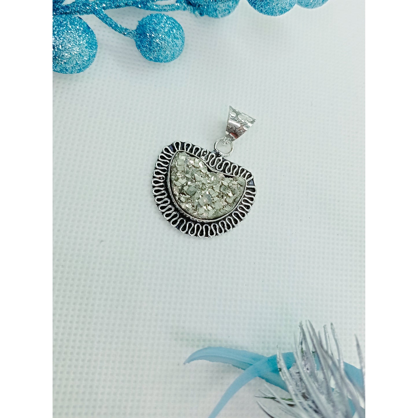 Pyrite pendant