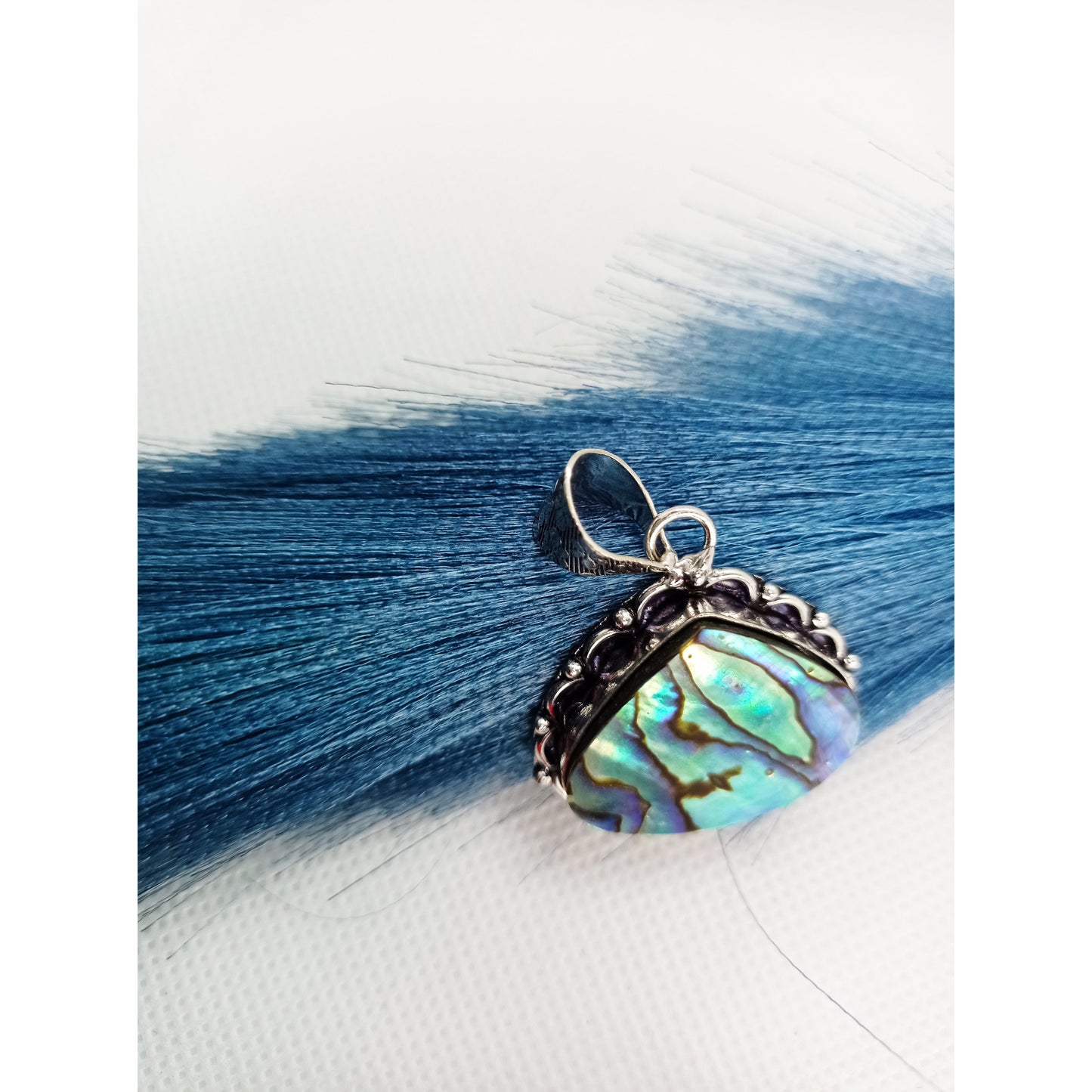 Wisiorek z muszli Abalone