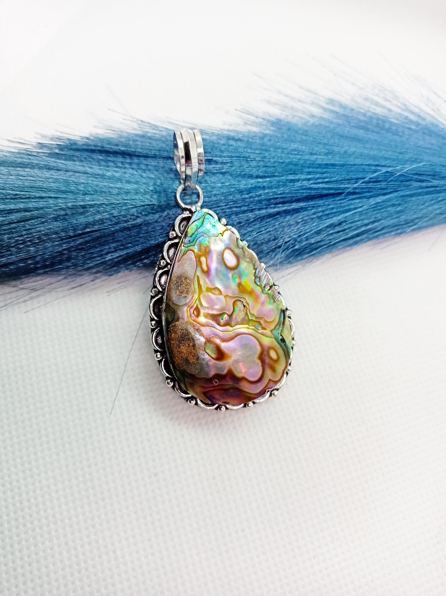 Wisiorek z muszli Abalone