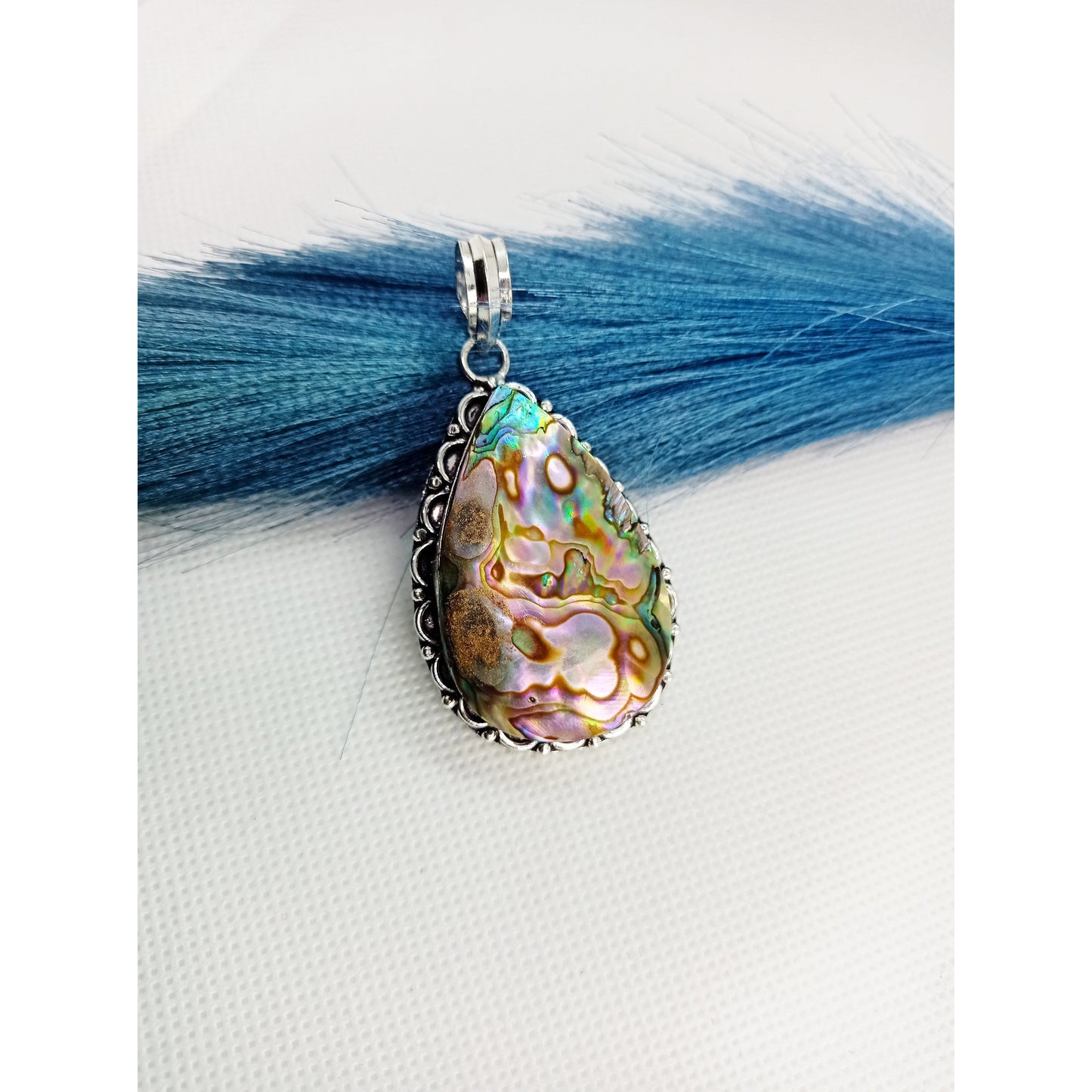 Wisiorek z muszli Abalone