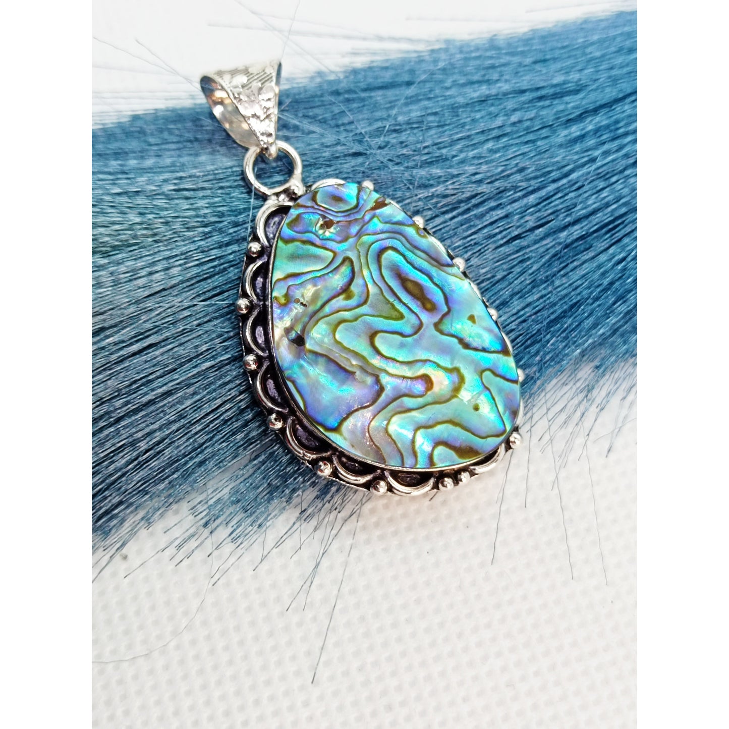 Wisiorek z muszli Abalone
