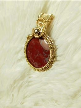 Red Ocean Jasper Pendant