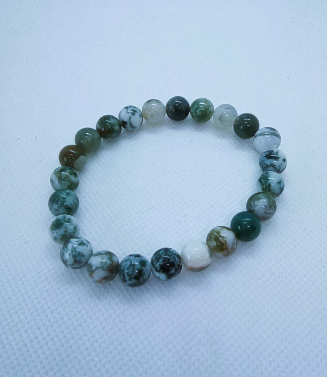 Moss Agate Natural Stone Bracelet