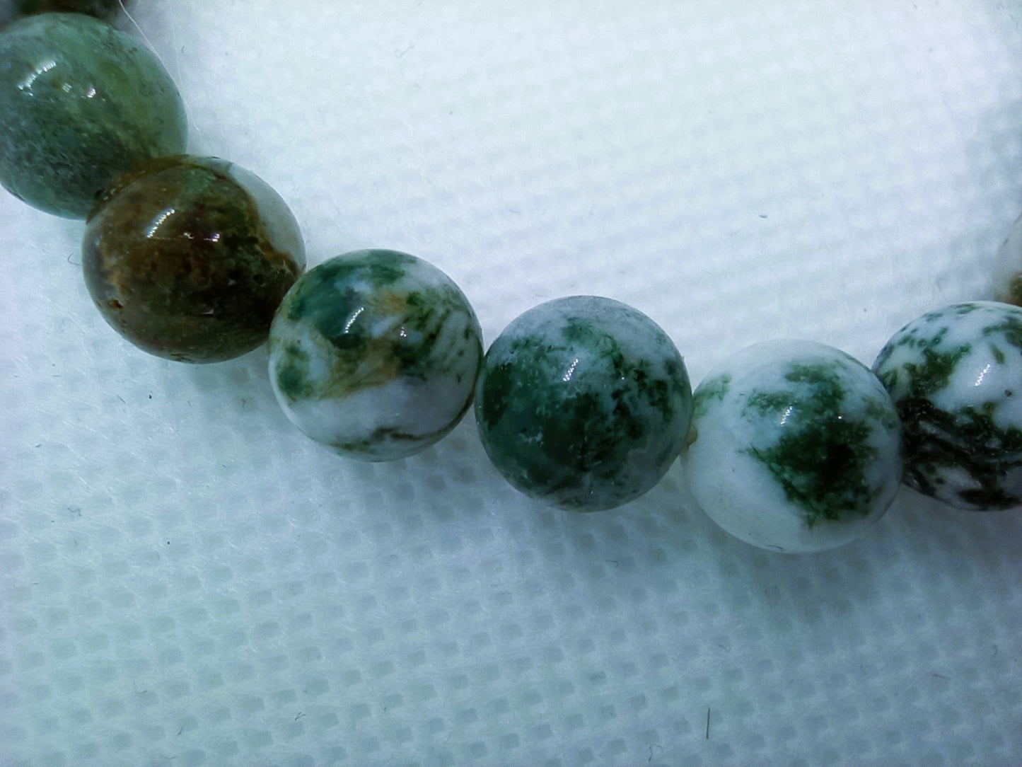 Moss Agate Natural Stone Bracelet