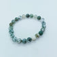 Moss Agate Natural Stone Bracelet