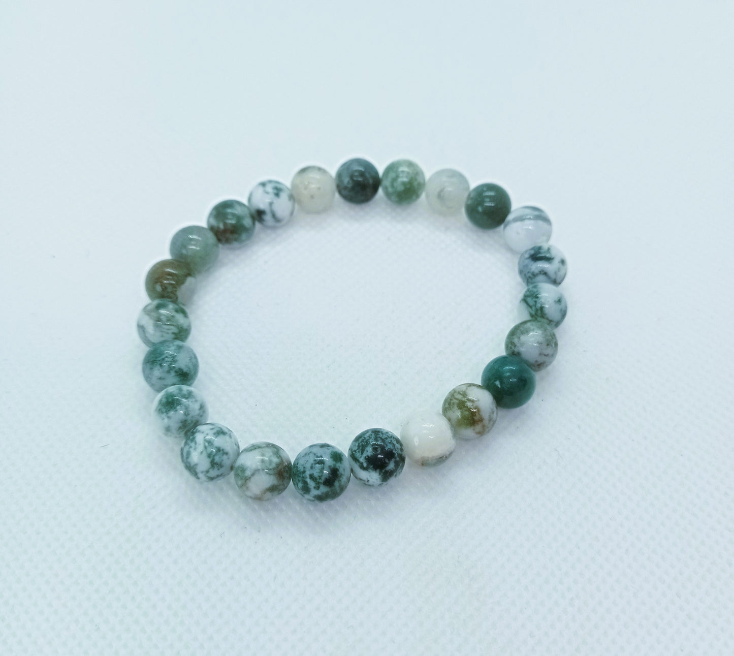 Moss Agate Natural Stone Bracelet