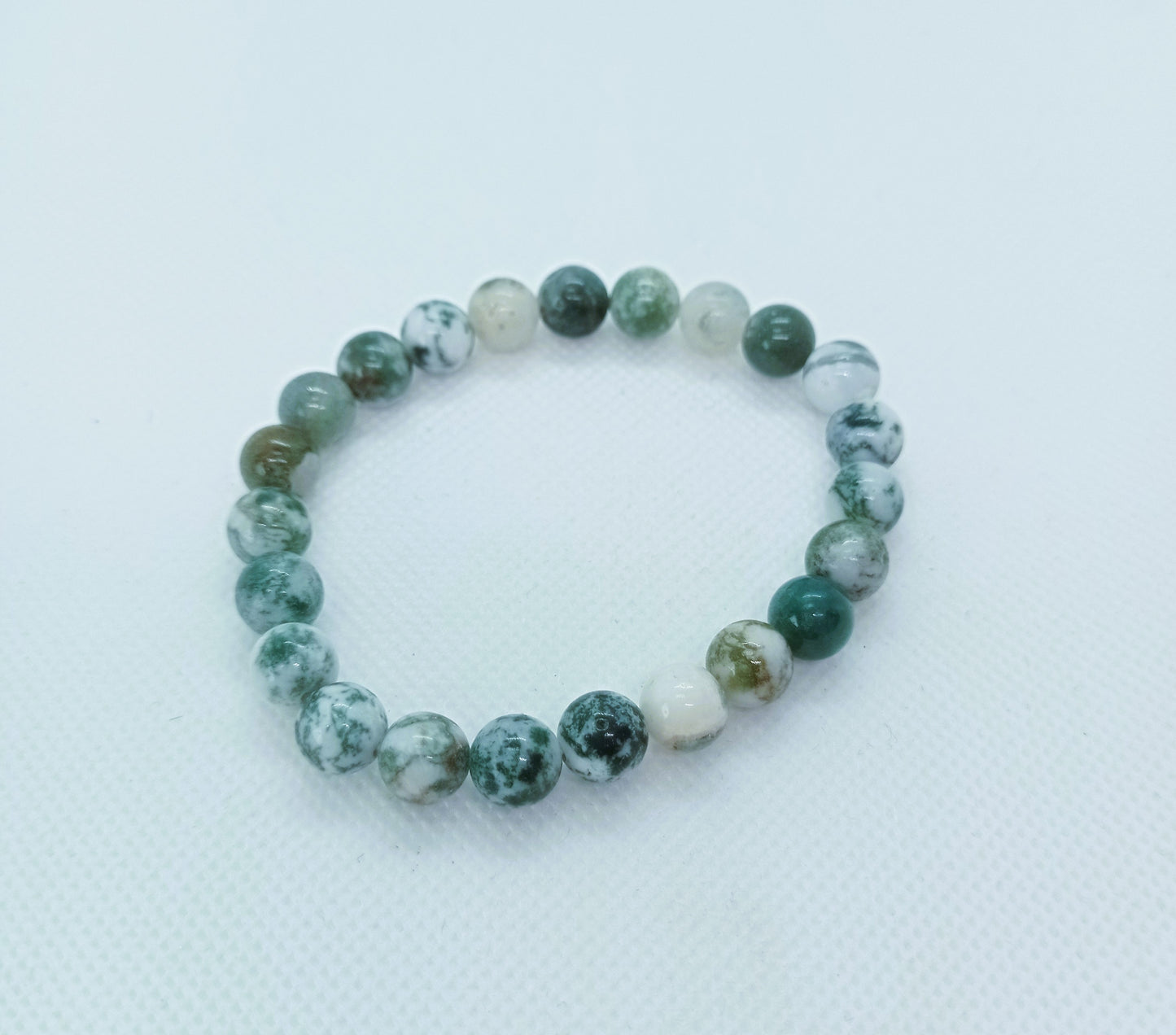 Moss Agate Natural Stone Bracelet