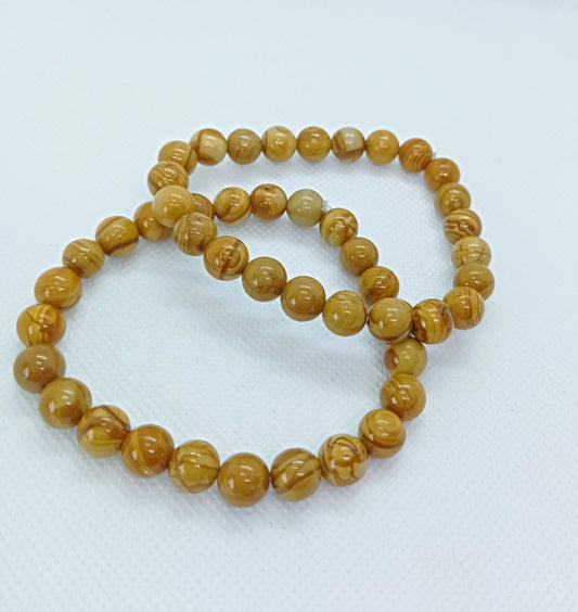 Brown Agate Natural Stone Bracelet
