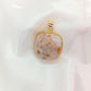 White Jasper with Orange dots