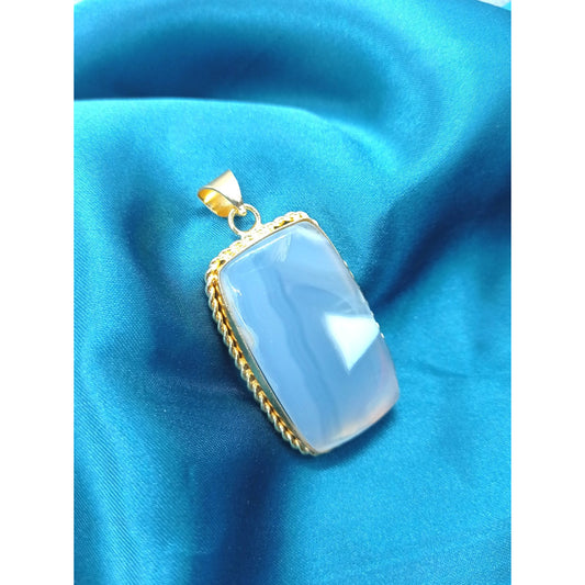 White Agate Pendant
