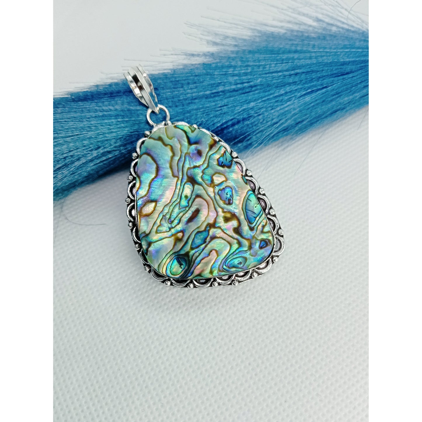Wisiorek z muszli Abalone