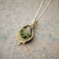 Green Ocean Jasper - Wire Wrapped Pendant