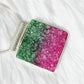 Green and Fuchsia Agate Pendant