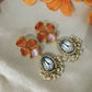 Carnelian and Opal Earrings