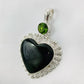 Dark Green Agate and Peridot Stone