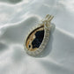 Palmroot Agate Wrapped Pendant