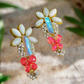 Opal and Pearl Statement earrings